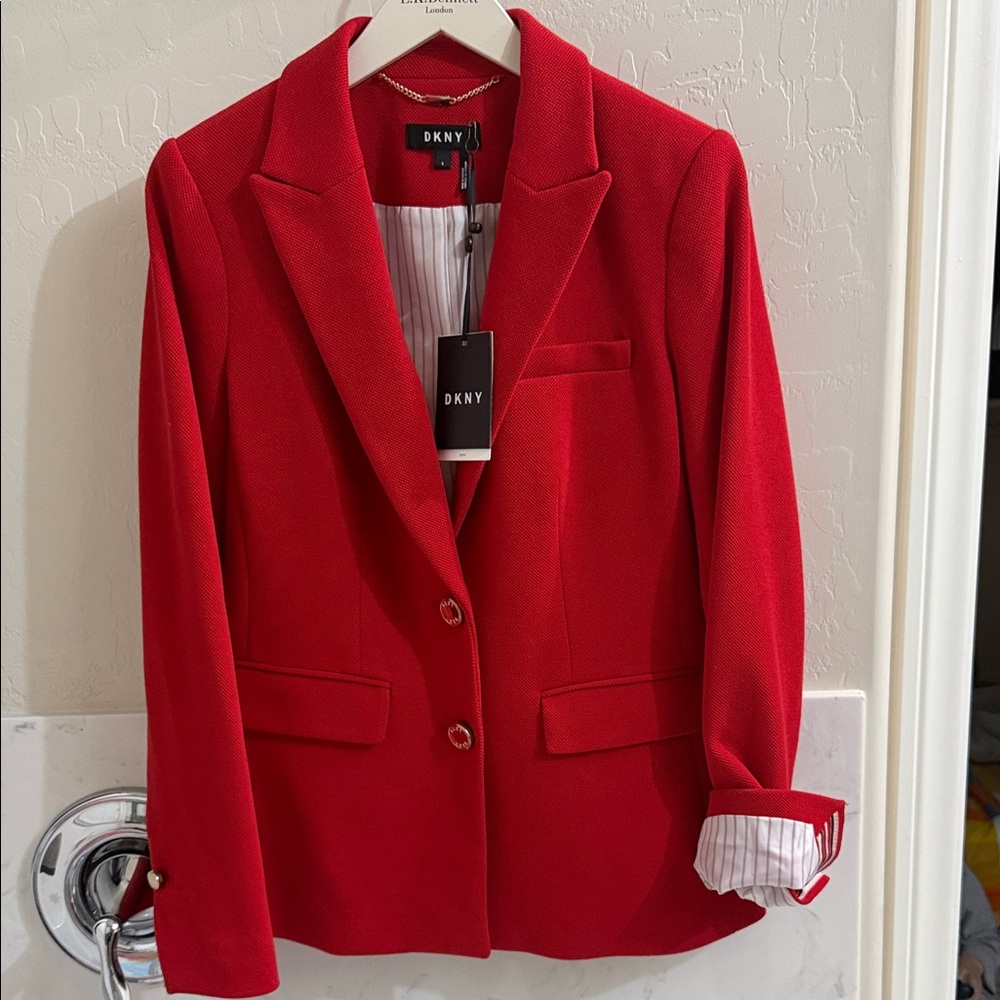 DKNY ♥️Vibrant Red Women's Blazer
